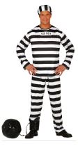 Kostým vězeň - trestanec - zločinec - vel. L (52-54) - Masky, škrabošky