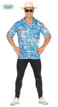 Kostým - košile Havaj - Hawaii - vel. L (52-54) - Papírové