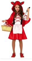 Dětský kostým - Červená Karkulka - Halloween - vel.7-9 let - Papírové