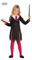 Dětský kostým - kouzelnice - čarodějka HARRY - vel. 7-9 let - Karnevalové doplňky