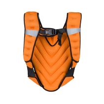 Zátěžová vesta inSPORTline Klaper 5 kg Barva oranžová - Zátěže na tělo