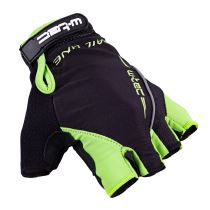 Cyklo rukavice W-TEC Kauzality Barva černo-zelená, Velikost S - Cyklo rukavice