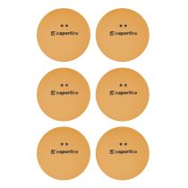 Pingpongové míčky inSPORTline Elisenda S2 6ks Barva oranžová - Míčové sporty