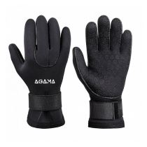 Neoprenové rukavice Agama Classic Superstretch s páskem 3 mm Barva černá, Velikost XXL - Oblečení na otužování
