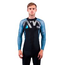 Pánské tričko pro vodní sporty Aqua Marina Division Barva modrá, Velikost XL - Pánská trička na paddleboardy a čluny