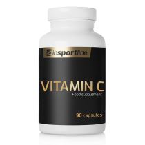 Doplněk stravy inSPORTline Vitamin C, 90 kapslí - Fitness