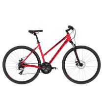 Dámské crossové kolo KELLYS CLEA 70 28" 7.0 Barva Red, Velikost rámu S (17", 155-170 cm) - Trekingová a crossová kola