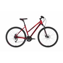 Dámské crossové kolo KELLYS CLEA 90 28" 7.0 Barva Dark Red, Velikost rámu S (17", 155-170 cm) - Trekingová a crossová kola