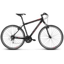 Pánské crossové kolo Kross Evado 3.0 28" - model 2021 Barva černo-červená, Velikost rámu XL (23") - Jízdní kola