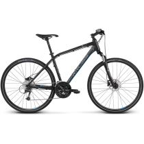 Pánské crossové kolo Kross Evado 6.0 28" - model 2020 Barva černo-modrá, Velikost rámu S (17'') - Pánská trekingová a crossová kola