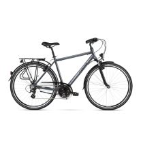 Pánské trekingové kolo Kross Trans 2.0 28" SR - model 2021 Barva grafitová/černá, Velikost rámu S (17'') - Jízdní kola