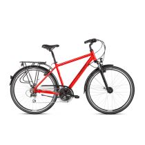 Pánské trekingové kolo Kross Trans 3.0 28" - model 2021 Barva černá/červená/stříbrná, Velikost rámu L (21'') - Jízdní kola