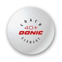 Pingpongové míčky Donic 40+ Coach bílé 6ks - Pingpongové míčky