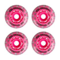Náhradní kolečka na kolečkové brusle WORKER TriGo Skate 64mm Barva růžová - Vše pro kolečkové brusle