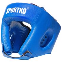 Boxerský chránič hlavy SportKO OD1 Barva modrá, Velikost M - Bojové sporty