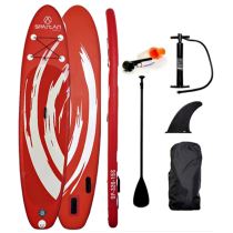 Paddleboard s příslušenstvím Spartan SUP 10'6" Red-White - Nafukovací paddleboardy