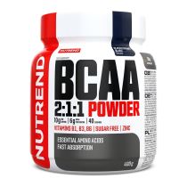 Práškový koncentrát Nutrend BCAA 2:1:1 Powder 400 g Příchuť černý rybíz - AirBike®