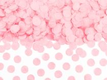 Konfety papírové kolečka - růžové - Gender reveal - narození holky -15g - Papírové