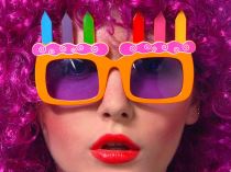 Párty brýle narozeniny - Happy Birthday - DORT - Masky, škrabošky