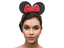 Čelenka uši Myška Minnie - Punčocháče, rukavice, kabelky