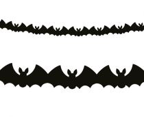 Girlanda Netopýři - černá - Halloween - 300 cm - Karnevalové kostýmy pro děti