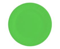 Talíře zelené 18 cm -  6 ks - Dekorace