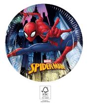 Papírový talíř - Ultimate SPIDERMAN - 23 cm - 8 ks - Kostýmy pro kluky