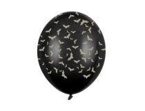 Balónky netopýři - černé - HALLOWEEN - 30cm - 1 ks - Helium