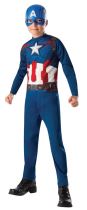 Kostým dětský Kapitán Amerika - Captain America - Avengers 8-10 let - Papírové