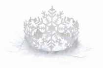 Diadém - korunka sněhová vločka - Vánoce - Vánoční doplňky