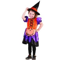 Kostým čarodejnice -dýně 92/104 cm - Sety a části kostýmů pro dospělé