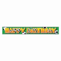 Banner - Girlanda narozeniny - Happy Birthday - FOTBAL - 365 cm - Auta
