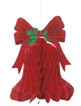 Dekorace Zvoneček 37 cm - Vánoce - Punčocháče, rukavice, kabelky