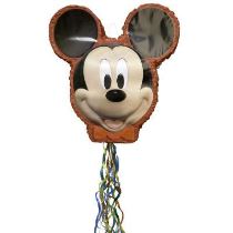 Piňata Myšák Mickey Mouse - 51x46,5x8 cm - tahací - Dekorace