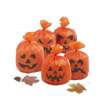 DEKORACE Dýňe - pumpkin - sáčky - 20 ks - HALLOWEEN - Masky, škrabošky