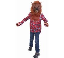 Kostým dětský Vlkodlak vel.130-140 cm - Halloween - Vousy, kníry, kotlety, bradky