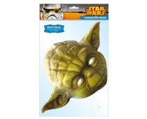 Maska celebrit - Star Wars - Hvězdné války - Yoda - Sety a části kostýmů pro děti