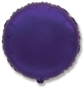 Balón foliový 45 cm Kulatý  fialový