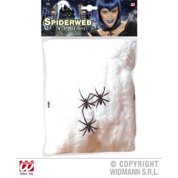 Pavučina 50 g + 3 pavouci - Halloween
