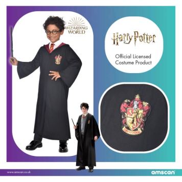 Dětský kostým - plášť Harry Potter - čaroděj - vel. 10-12 let