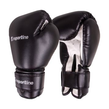 Boxerské rukavice inSPORTline Metrojack Barva černo-bílá, Velikost 12oz