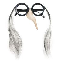 Brýle s nosem čarodějnice - čaroděj - Halloween - Helium