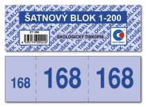 Šatnový blok ples - tombola lístek - Narozeniny