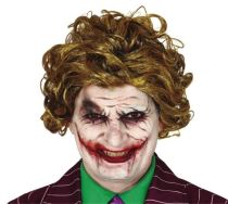 Pánská paruka The Joker - klaun - Batman - Halloween - Vousy, kníry, kotlety, bradky