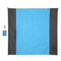 Pikniková deka inSPORTline Dattino 210x200 cm Barva modrá - Matrace, karimatky, lehátka a podložky