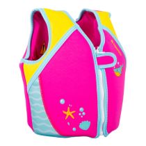 Dětská plovací vesta inSPORTline Aprendito Barva růžová, Velikost 3-6 let - Paddleboardy