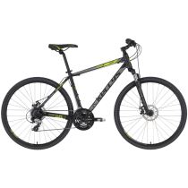 Pánské crossové kolo KELLYS CLIFF 70 28" 7.0 Barva Black Green, Velikost rámu S (17", 155-170 cm) - Pánská trekingová a crossová kola