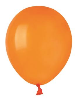 Balónky latexové MINI - 13 cm  - Oranžová - 1 ks