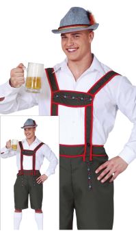 Oktoberfest kalhoty bavorák zelené  - vel. L (52-54)